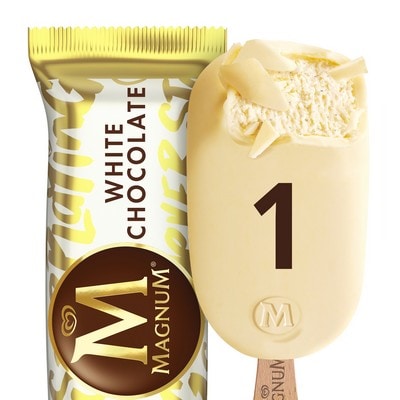 zwaard Kijker Laatste Magnum White Chocolate Ice Cream | 110ml | AFH