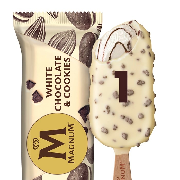 Magnum White Chocolate & Cookies Ice Cream | 90ml | AFH