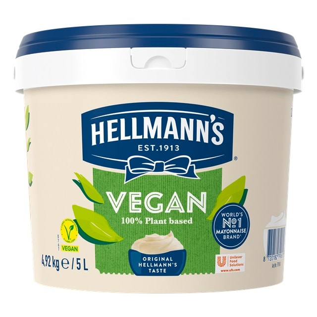 Hellmann's Vegan 4.92 kg (5L) - Hellmann’s Vegan is a mayo to serve any guest need.