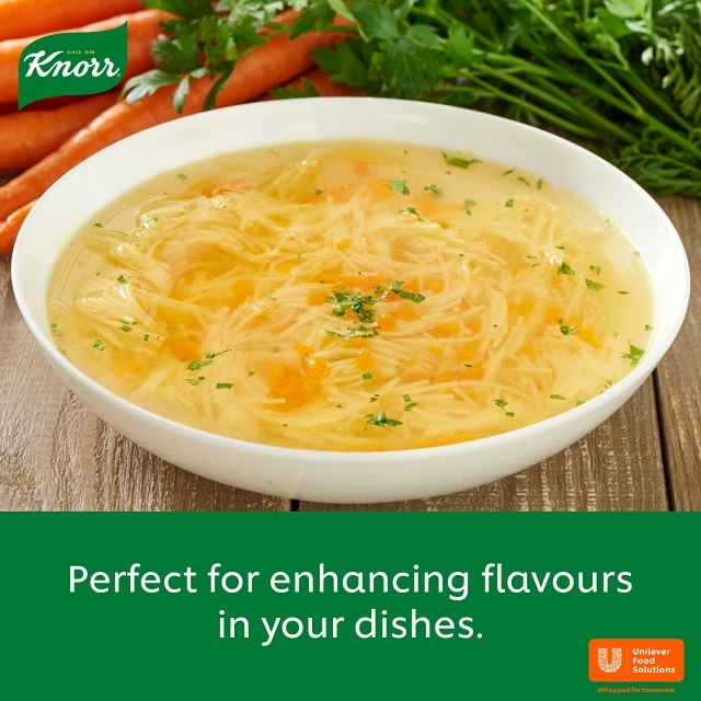 Knorr Professional Gluten Free Vegetable Paste Bouillon 1kg - Create more depth of flavor in your meals with the Knorr Professional vegetable bouillon paste.