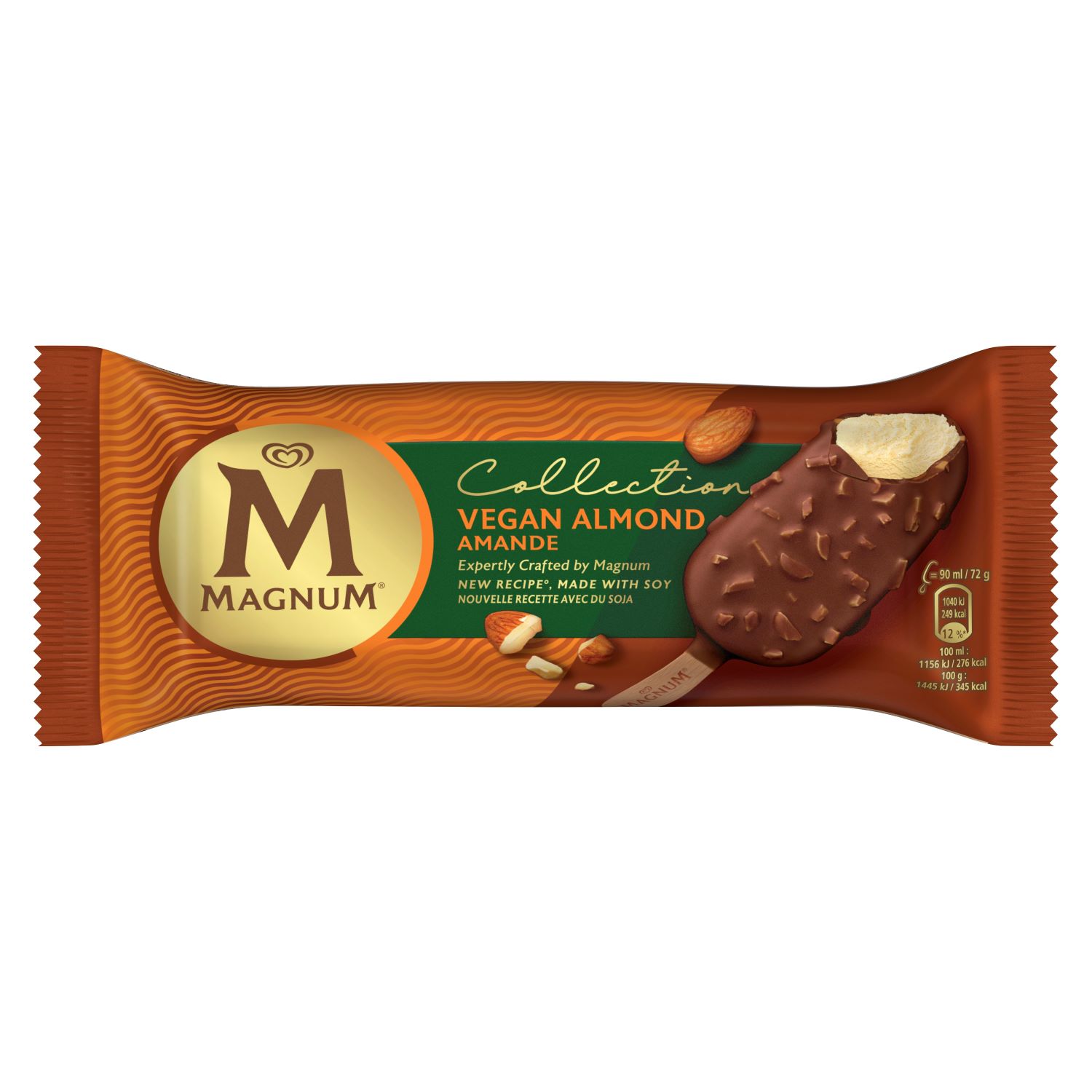 Magnum Vegan Ice Cream Sticks Almond 3x 90 ml - 