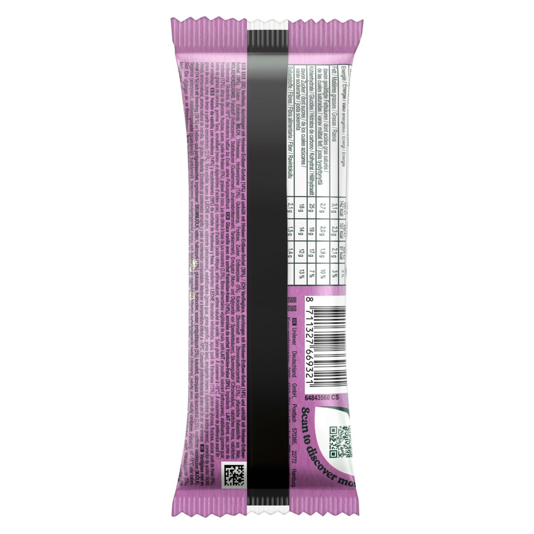 Solero Ice Cream Sticks Berry Bliss 3x 90 ml - 