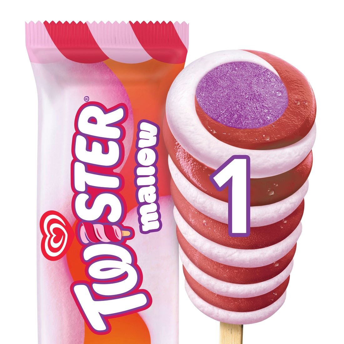 Heartbrand Twister Ice Lollies Mini Mallow 6x 50 ml - 