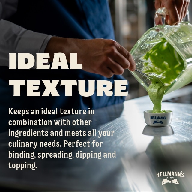 HELLMANN'S Real Mayonnaise 10L - Hellmann's is the best mayonnaise brand, made only with real ingredients. Delight your guests with our mayonnaise sauce