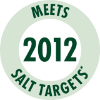 Meets DH 2012 salt targets